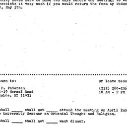 Announcements, 1976-05-07. ...