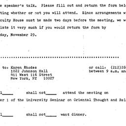 Announcements, 1978-12-01. ...