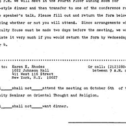 Announcements, 1978-10-06. ...