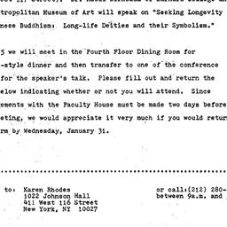 Announcements, 1979-02-02. ...