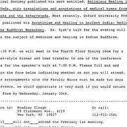 Announcements, 1991-02-01. ...