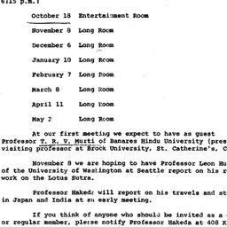 Announcements, 1968-10-18. ...