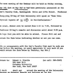 Announcements, 1969-04-28. ...