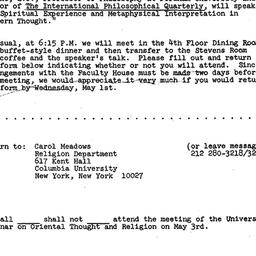 Announcements, 1974-05-03. ...