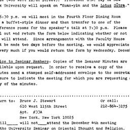 Announcements, 1981-12-04. ...