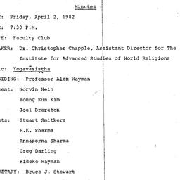 Minutes, 1982-04-02. Asian ...