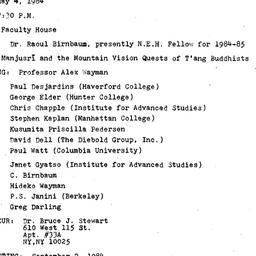 Minutes, 1984-05-04. Asian ...