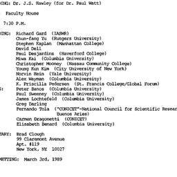 Minutes, 1989-02-03. Asian ...