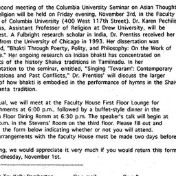 Announcements, 1995-10-23. ...