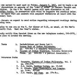 Announcements, 1967-01-06. ...