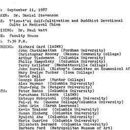 Minutes, 1987-09-11. Asian ...