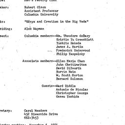 Minutes, 1971-10-08. Asian ...