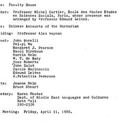 Minutes, 1980-03-07. Asian ...