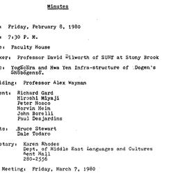 Minutes, 1980-02-08. Asian ...