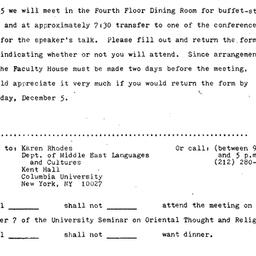 Announcements, 1979-12-07. ...