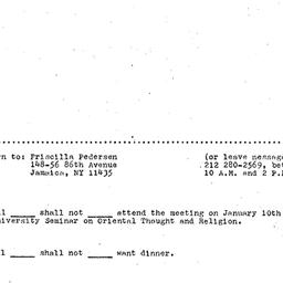 Announcements, 1975-01-10. ...