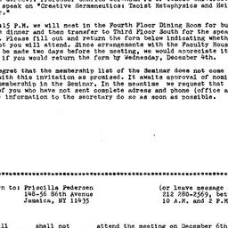 Announcements, 1974-12-06. ...