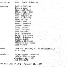 Minutes, 1974-12-06. Asian ...