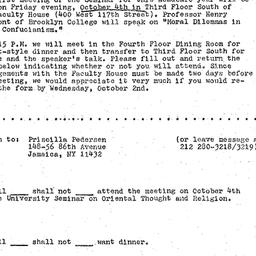 Announcements, 1974-10-04. ...