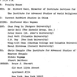 Minutes, 1983-04-01. Asian ...