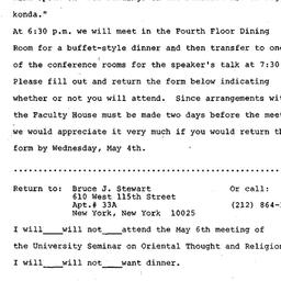 Announcements, 1983-05-06. ...