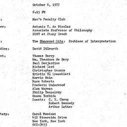 Minutes, 1972-10-06. Asian ...
