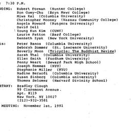 Minutes, 1991-10-04. Asian ...