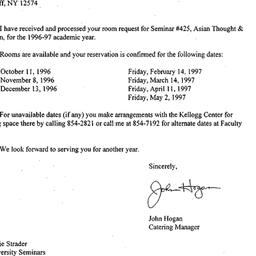 Correspondence, 1997-08-27....