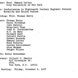 Minutes, 1977-10-07. Asian ...