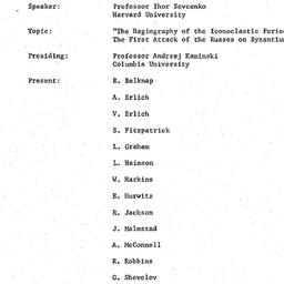 Minutes, 1975-11-21. Slavic...