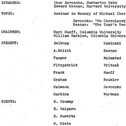 Minutes, 1974-03-29. Slavic...