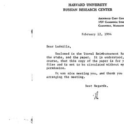 Speaker's notes, 1994-0...