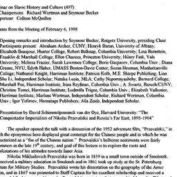 Minutes, 1998-02-06. Slavic...
