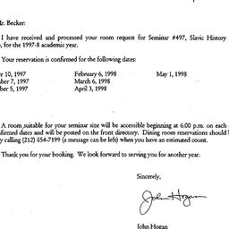 Announcements, 1998-06-09. ...