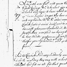 [Document, 1729 March 18]