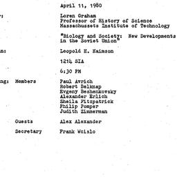 Minutes, 1980-04-11. Slavic...