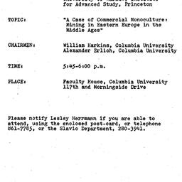 Announcements, 1975-01-24. ...