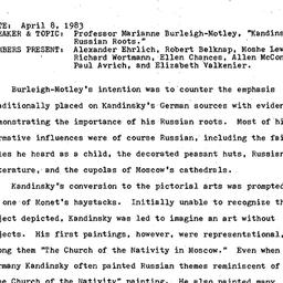 Minutes, 1983-04-08. Slavic...
