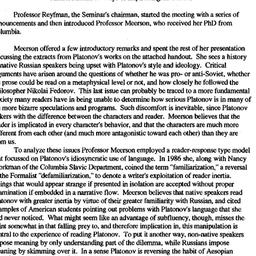 Minutes, 1996-11-01. Slavic...