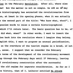 Speaker's notes, 1985-0...