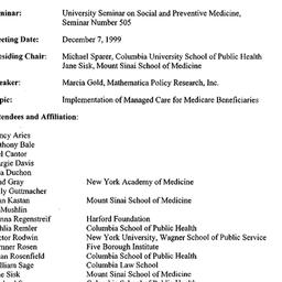 Minutes, 1999-12-07. Social...