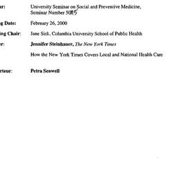 Minutes, 2000-02-26. Social...