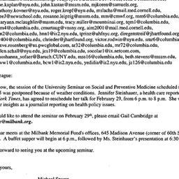 Announcements, 2000-02-16. ...