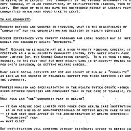 Speaker's notes, 1971-0...
