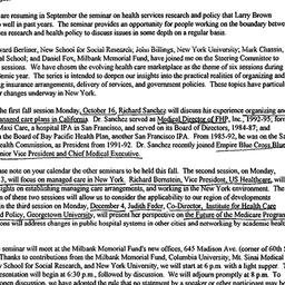 Announcements, 1995-09-06. ...
