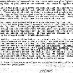 Announcements, 1998-08-21. ...