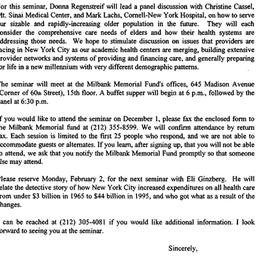 Announcements, 1997-11-11. ...