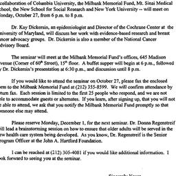 Announcements, 1997-10-03. ...