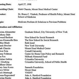Minutes, 1998-04-27. Social...