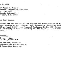 Correspondence, 1988-05-02....